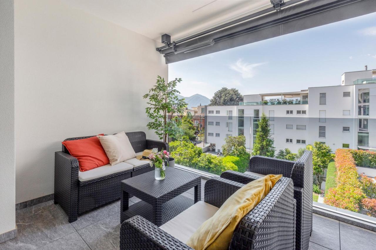 Sasso Boretto, Luxury Holiday Apartments Ascona Exteriör bild