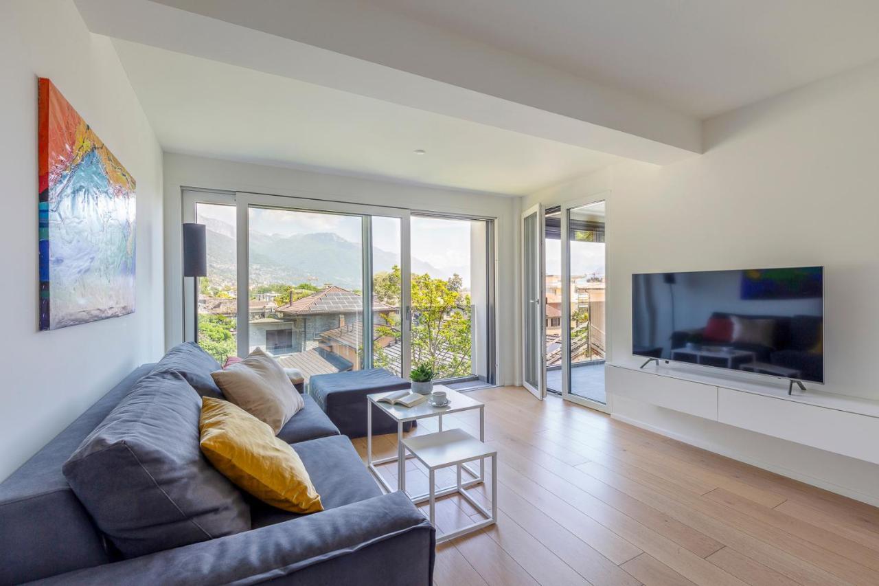 Sasso Boretto, Luxury Holiday Apartments Ascona Exteriör bild