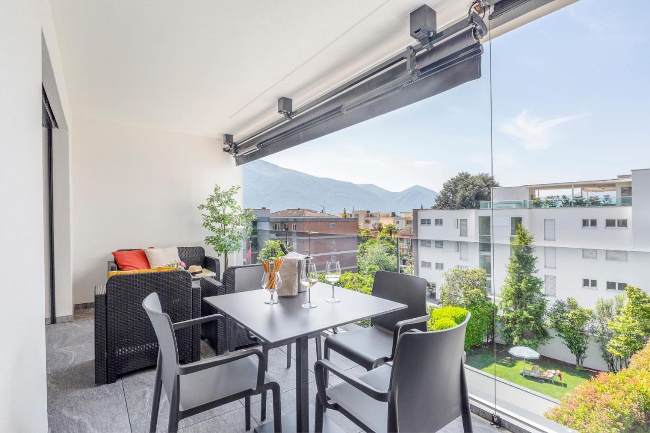 Sasso Boretto, Luxury Holiday Apartments Ascona Exteriör bild